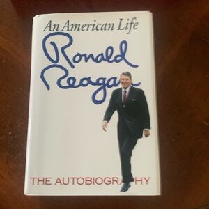 Ronald Reagan An American Life Hardcover Book Autobiography
